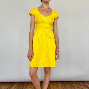 Yellow summer dress